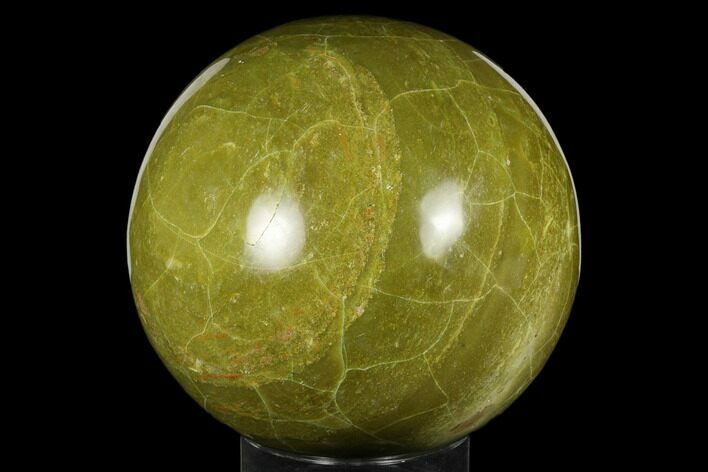Polished Green Opal Sphere - Madagascar #181824